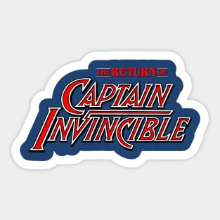 Captain Invincible (Red) Sticker